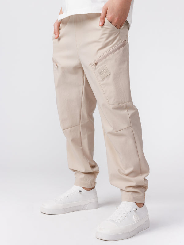 CARGO WOVEN PANTS Beige / 14