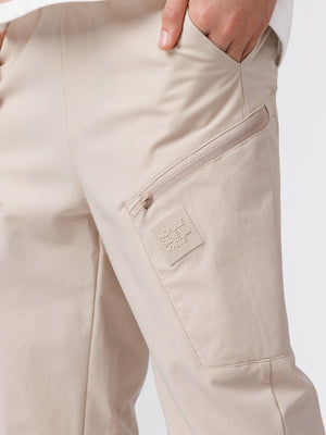 CARGO WOVEN PANTS Beige / 14
