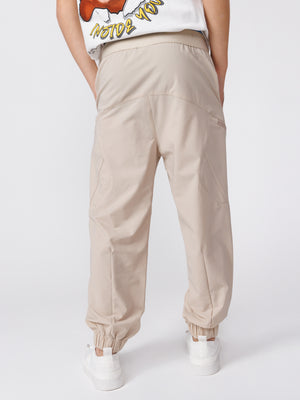 CARGO WOVEN PANTS Beige / 14