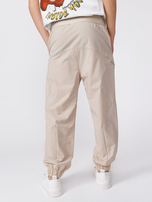 CARGO WOVEN PANTS Beige / 14