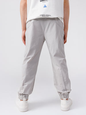 CARGO WOVEN PANTS Light Gray / 14