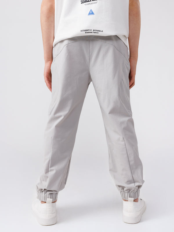 CARGO WOVEN PANTS Light Gray / 14