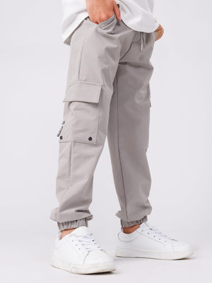 CARGO WOVEN PANTS Gray / 14