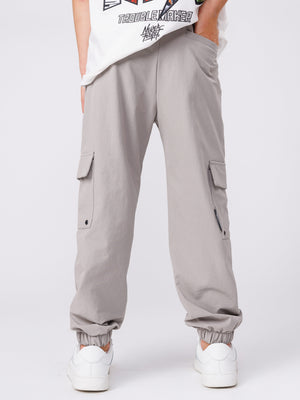 CARGO WOVEN PANTS Gray / 14