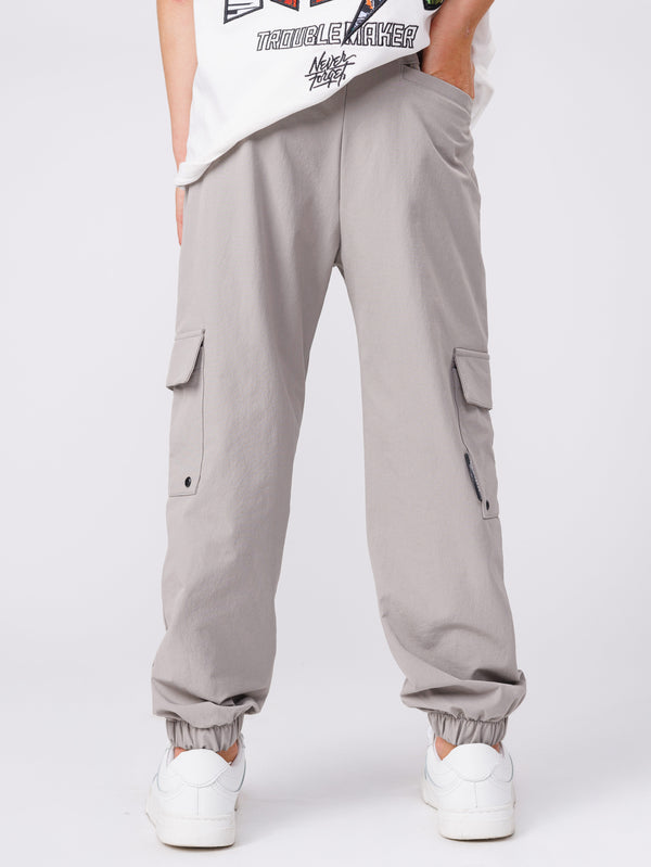 CARGO WOVEN PANTS Gray / 14
