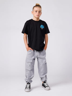 CARGO WOVEN PANTS Light Gray / 14