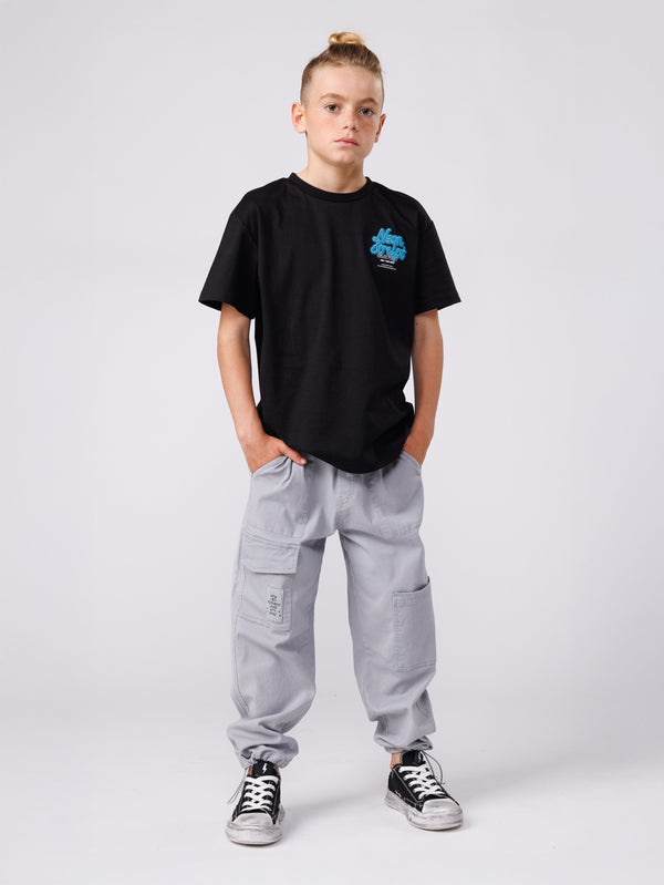 CARGO WOVEN PANTS Light Gray / 14