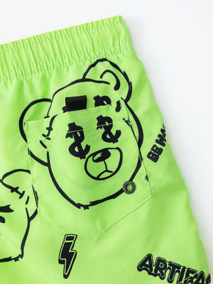 SWIMWEAR Neon Green / 14