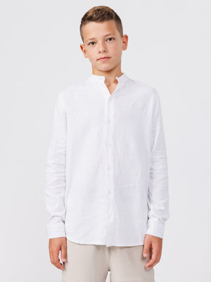 FASHION BUTTONED SHIRT Cream / 14