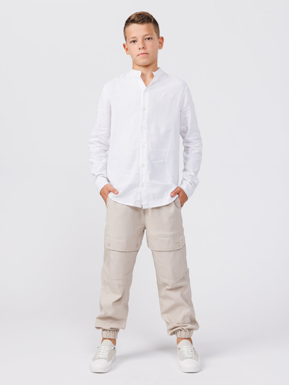 FASHION BUTTONED SHIRT Cream / 14