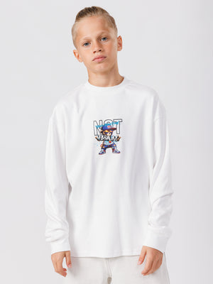 LONG SLEEVE T White / 14