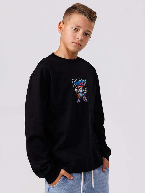 LONG SLEEVE T Black / 14