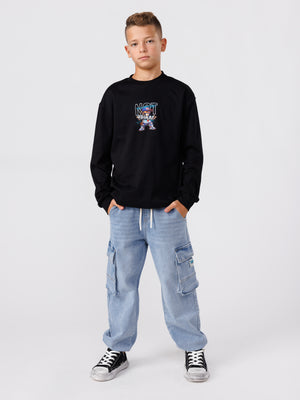LONG SLEEVE T Black / 14