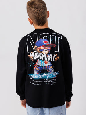 LONG SLEEVE T Black / 14