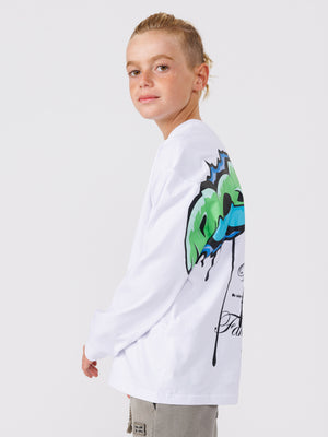 LONG SLEEVE T White / 12