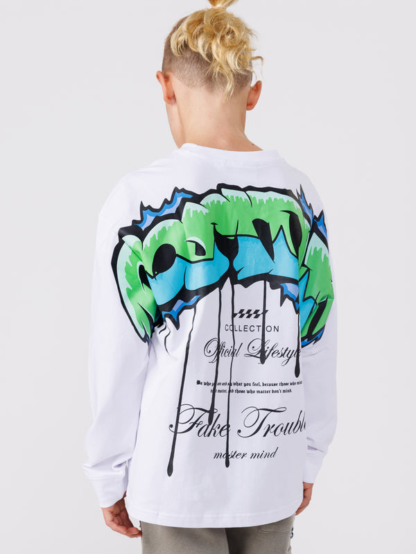 LONG SLEEVE T White / 12