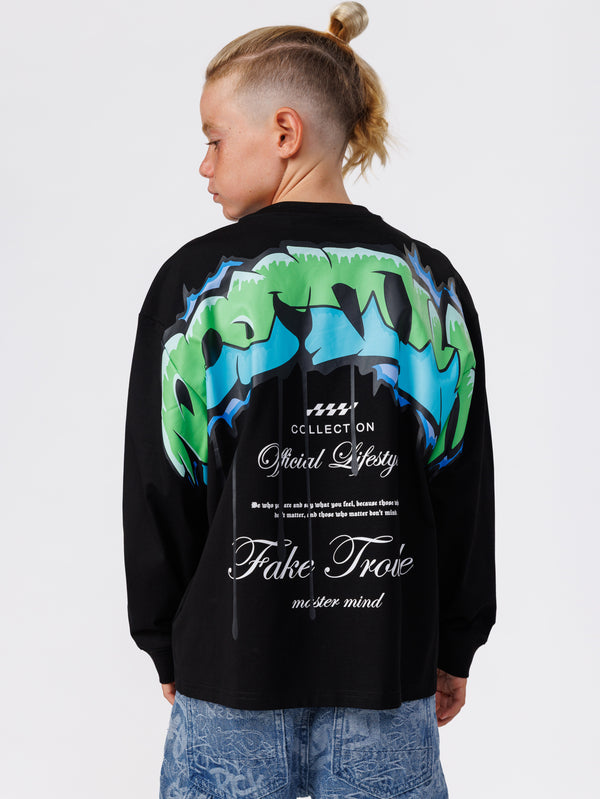 LONG SLEEVE T Black / 14