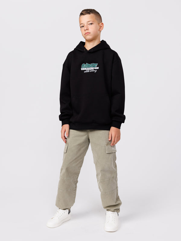 FASHION HOODIE Black / 14