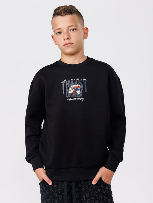 FASHION SWEATSHIRT Black / 14