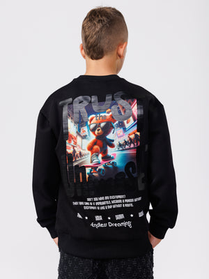 FASHION SWEATSHIRT Black / 14