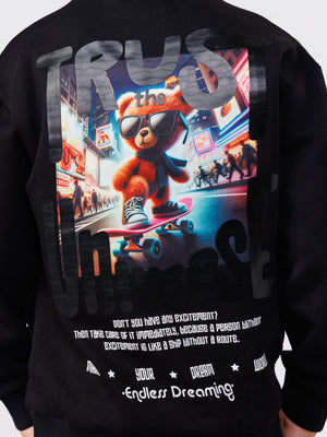 FASHION SWEATSHIRT Black / 14