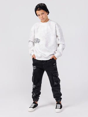 SWEATPANTS Black Gray / 14