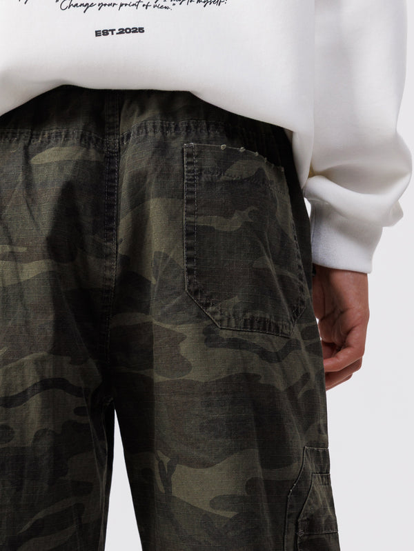 CARGO WOVEN PANTS Camouflage / 14