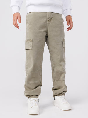 WOVEN PANTS Olive / 14