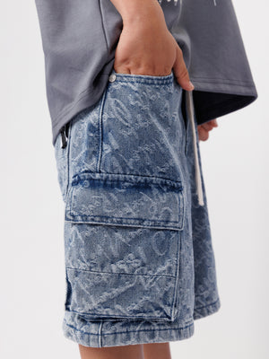 JOGG JEANS BERMUDA Light Blue / 14