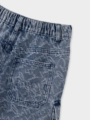 JOGG JEANS BERMUDA Light Blue / 14