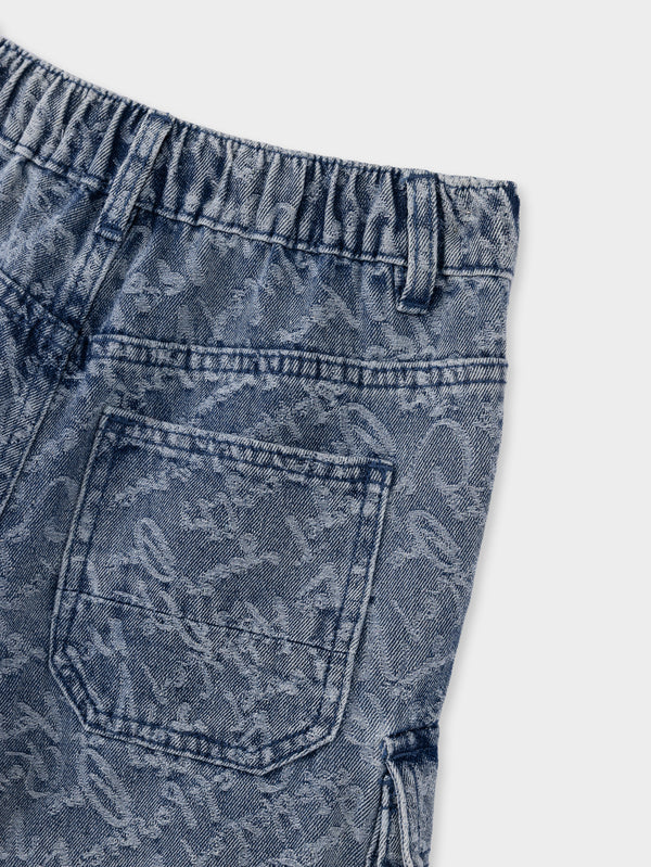 JOGG JEANS BERMUDA Light Blue / 14