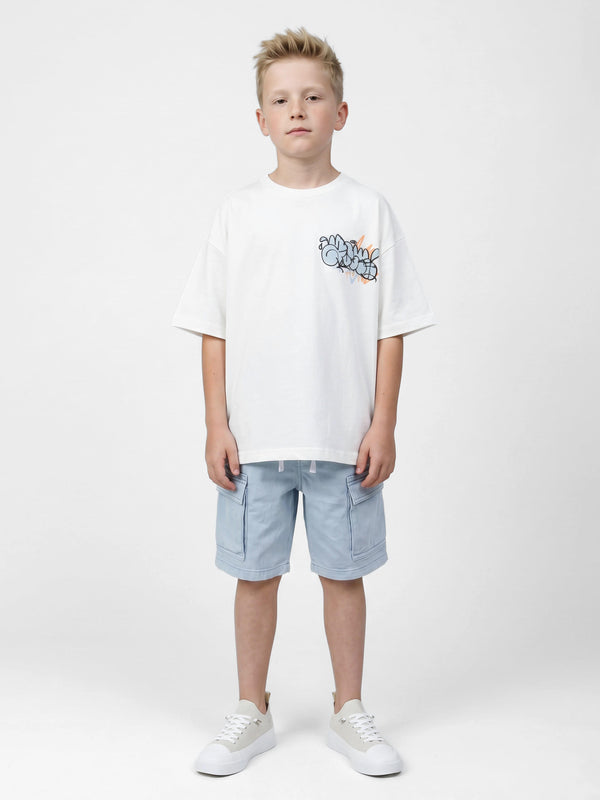 WOVEN BERMUDA Light Blue / 14