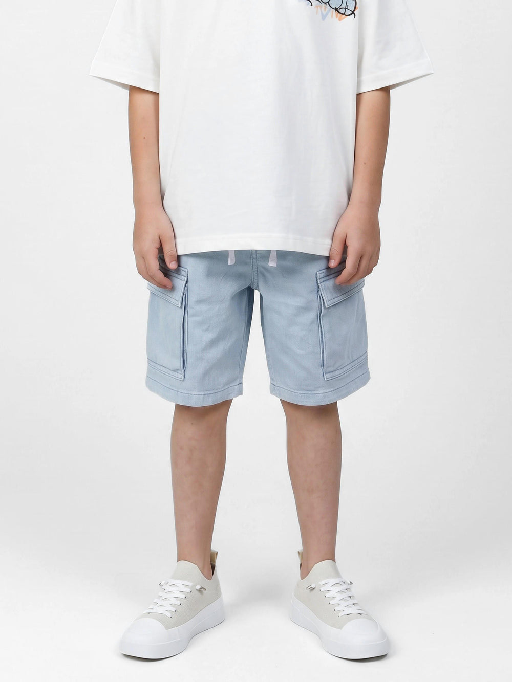 WOVEN BERMUDA Light Blue / 14