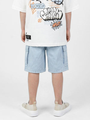 WOVEN BERMUDA Light Blue / 14