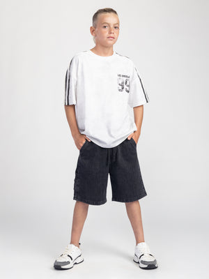 JEANS BERMUDA Black / 14
