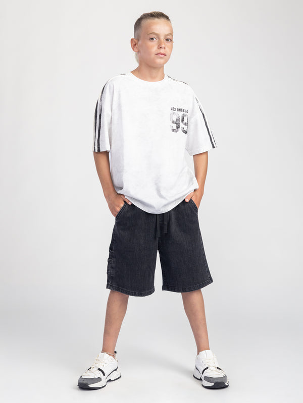 JEANS BERMUDA Black / 14