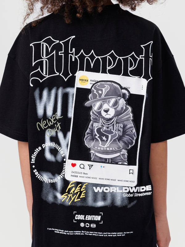 FASHION T-SHIRT Black / 14
