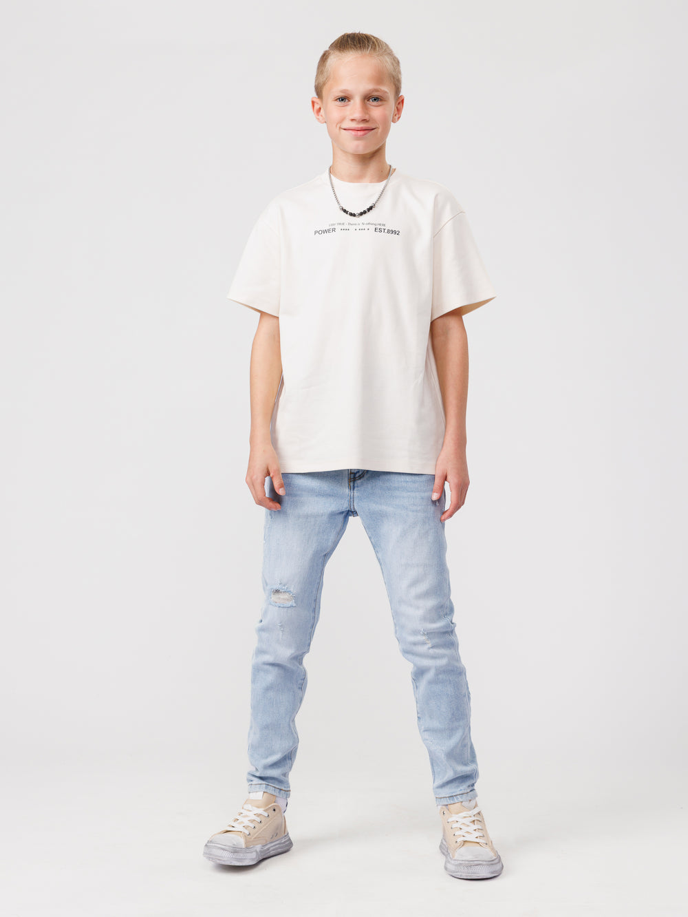 FASHION BASIC T-SHIRT Cream / 14