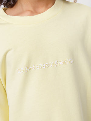 FASHION T-SHIRT Yellow / 14