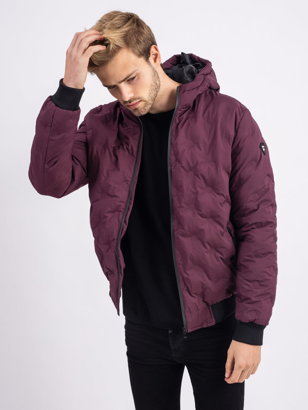 COAT Eggplant / XXL