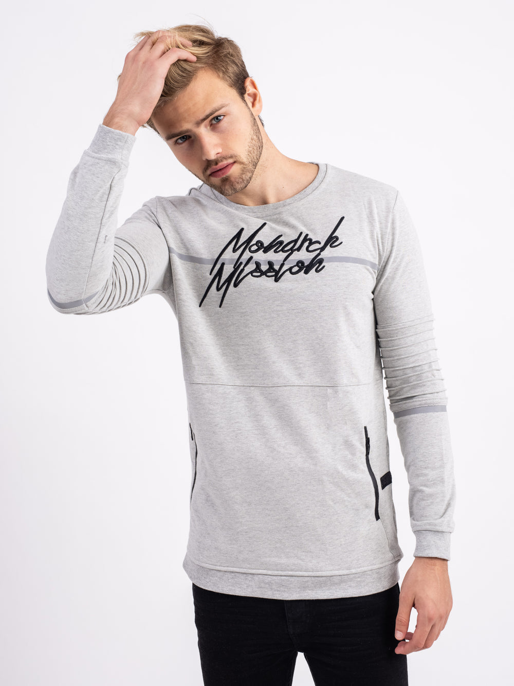 SWEATSHIRT Melange / XXL