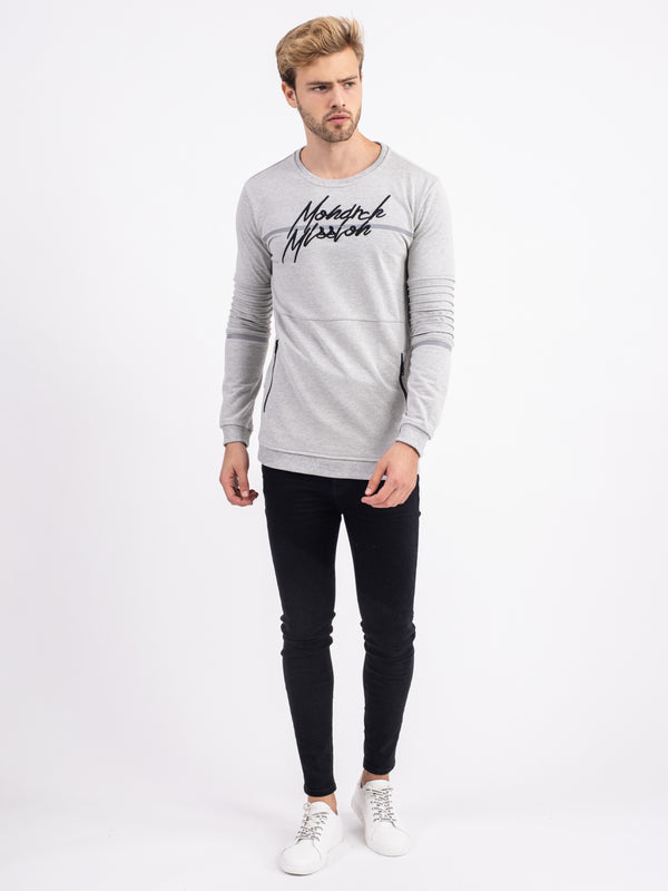 SWEATSHIRT Melange / XXL