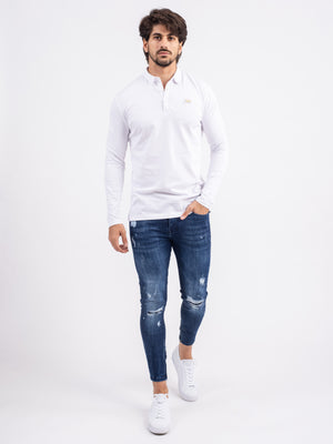 POLO SHIRT White / XXL