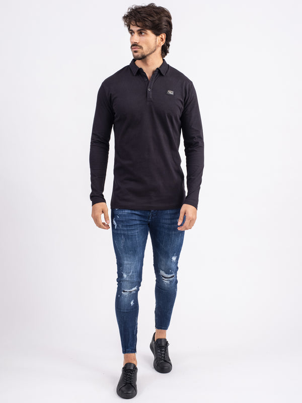 POLO SHIRT Black / XXL