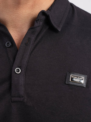 POLO SHIRT Black / XXL