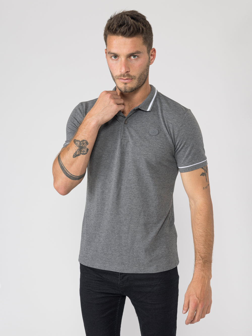POLO SHIRT Gray / XXL