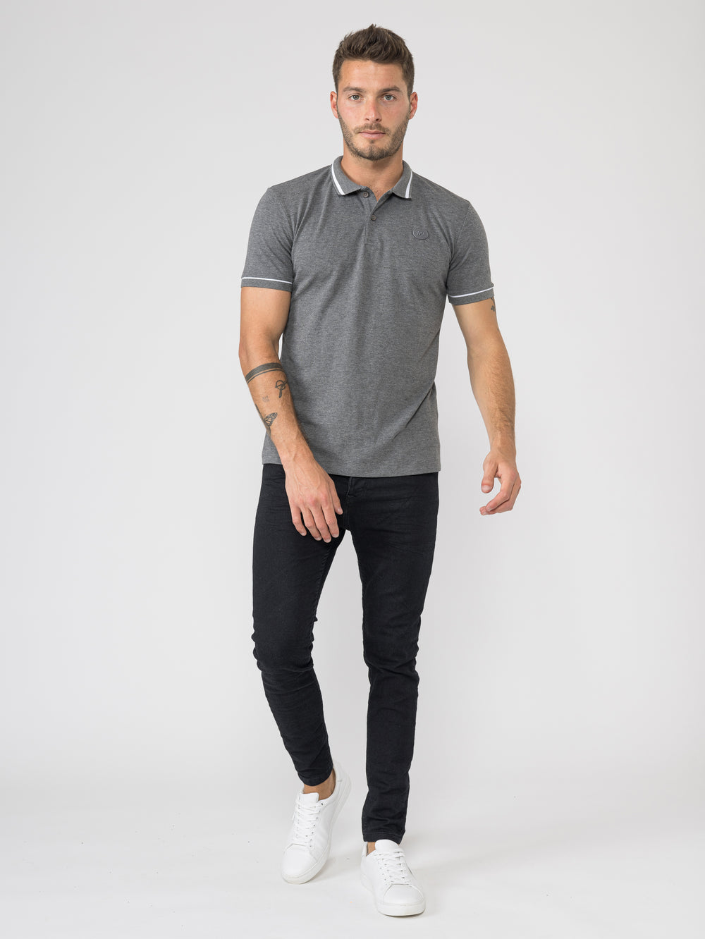 POLO SHIRT Gray / XXL
