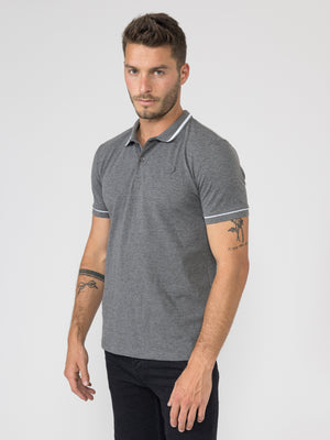 POLO SHIRT Gray / XXL