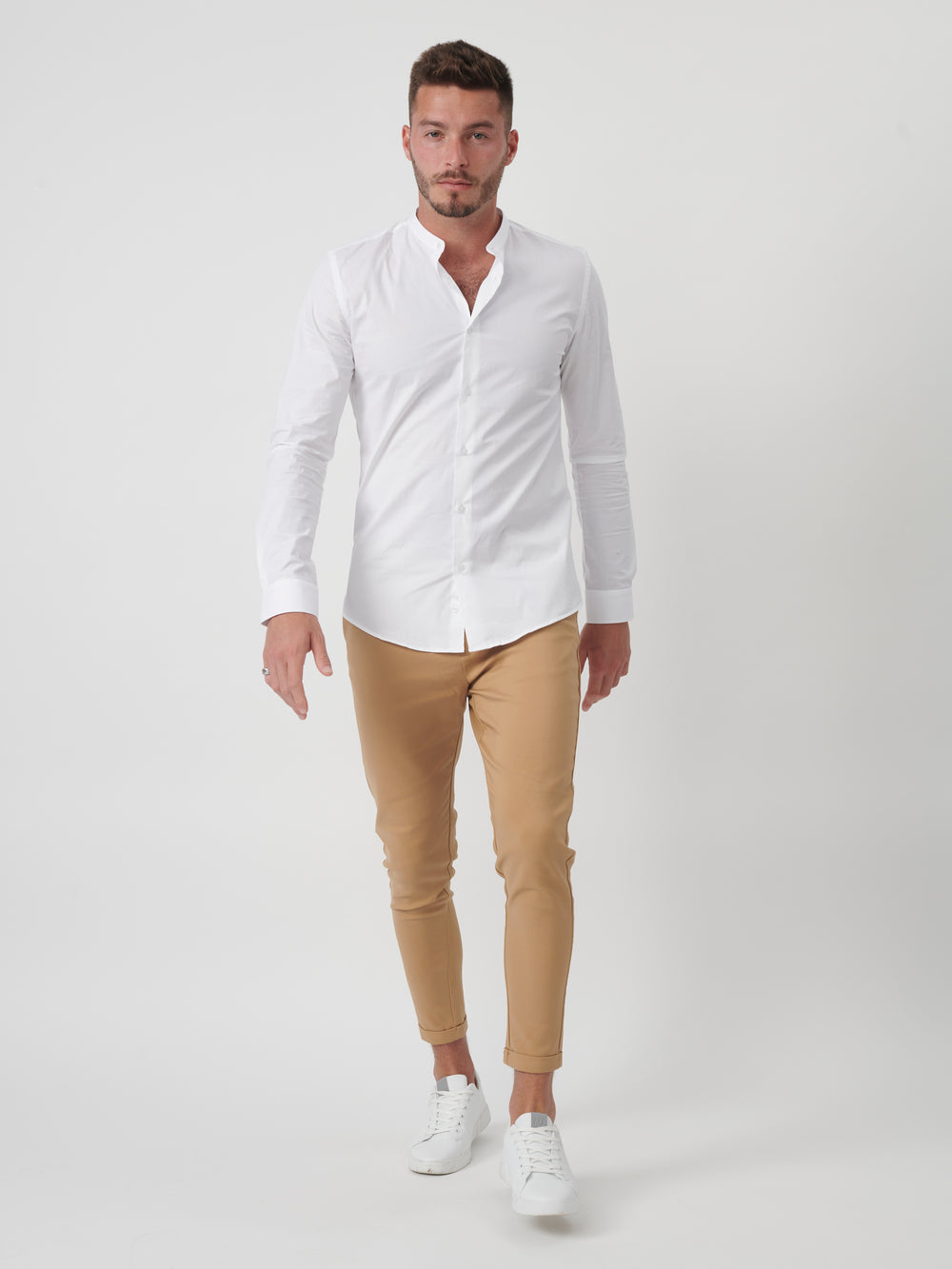TAILORED PANTS Khaki / 48