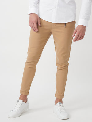 TAILORED PANTS Khaki / 48